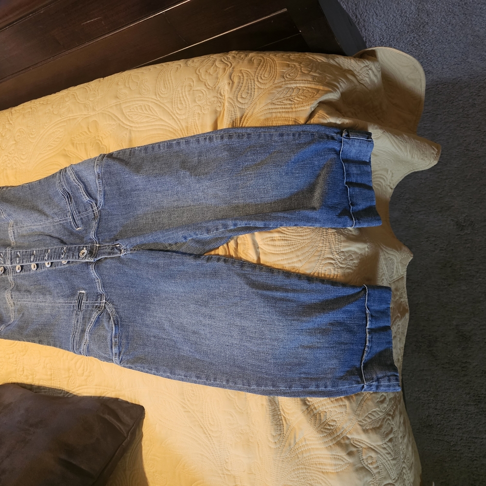 Hot Kiss Strapless Denim Jumper